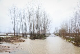 سیل و آبگرفتگی در رشت و روستاهای اطراف