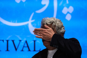 مهرداد ضیایی، بازیگر در نشست خبری فیلم «فریاد» - روز نهم چهلوسومین جشنواره فیلم فجر