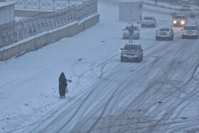 جلوه ی واقعی زمستان در همدان