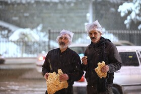 جلوه ی واقعی زمستان در همدان