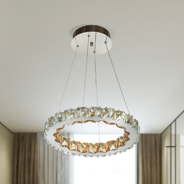 اهمیت لوستر مدرن در طراحی دکوراسیون پذیرایی