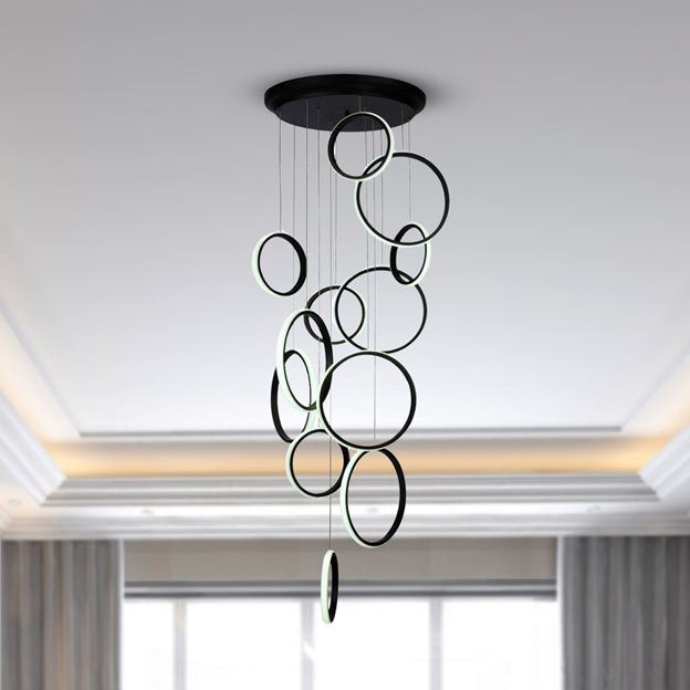 اهمیت لوستر مدرن در طراحی دکوراسیون پذیرایی