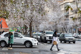 بارش برف در تهران