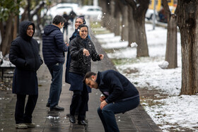 بارش برف در تهران