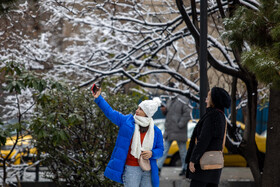 بارش برف در تهران