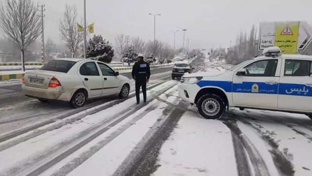 معابر کرمانشاه لغزنده است