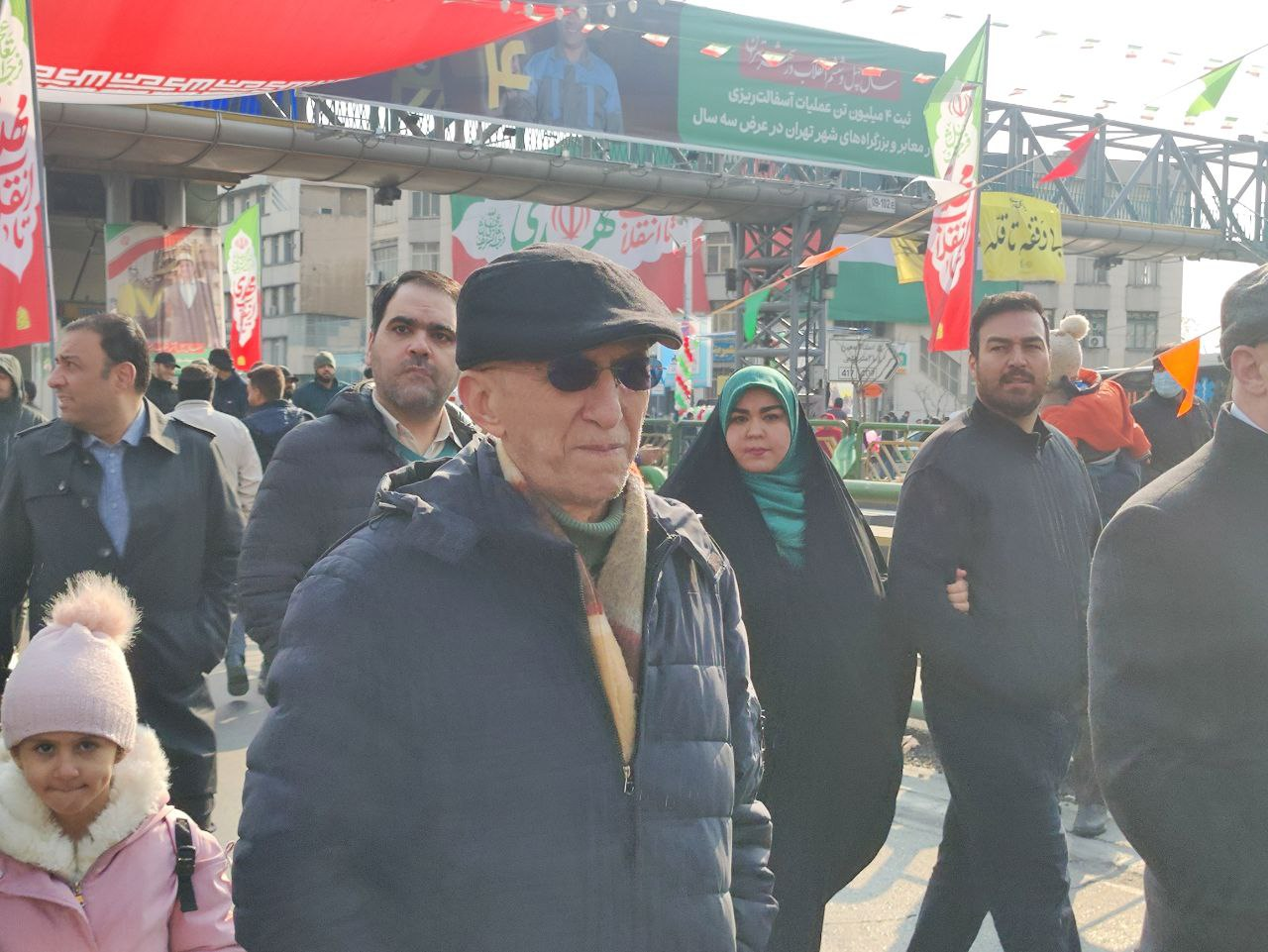 حضور شخصیتهای مختلف در راهپیمایی ۲۲ بهمن در تهران