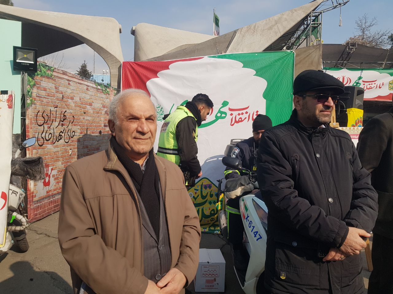 حضور شخصیتهای مختلف در راهپیمایی ۲۲ بهمن در تهران