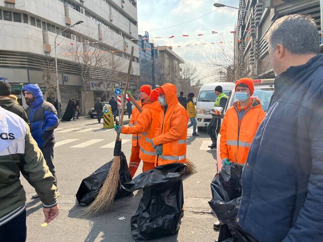 استقرار ۲۷۰۰ پاکبان در مسیر راهپیمایی ۲۲ بهمن