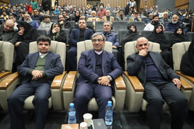 غلامحسین مظفری، استاندار خراسان رضوی در مراسم اختتامیه بیست و دومین جشنواره فجر