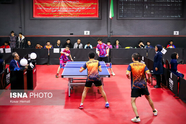 عکس از آرشیو آغاز مسابقات انتخابی تیم ملی تنیس روی میز هوپس پسران در کرمانشاه