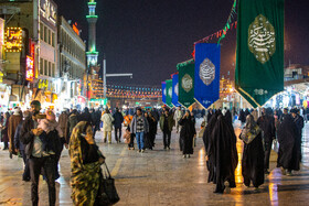 آذین بندی و چراغانی شهر قم در آستانه نیمه شعبان