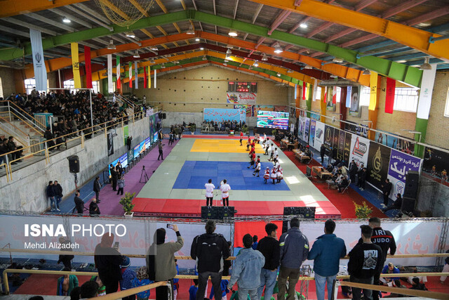 آماده سازی مجموعه ورزشی علیدخت برای برگزاری مسابقات جهانی کوراش در بجنورد