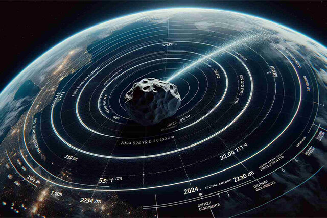 ویدیو/ افزایش احتمال برخورد سیارک ۲۰۲۴ به کره ماه ویدیو/ افزایش احتمال برخورد سیارک ۲۰۲۴ به کره ماه