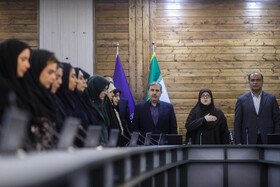 نشست فاطمه مهاجرانی، سخنگوی دولت با بانوان شاغل در صنعت نفت - عسلویه