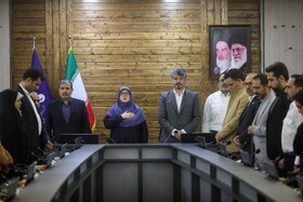 دیدار فاطمه مهاجرانی، سخنگوی دولت با فعالان رسانهای استان بوشهر
