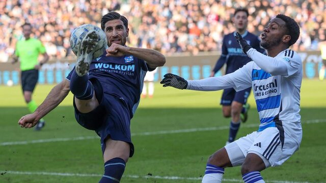 تصویر آرشیوی است. دومین گل جهانبخش در لیگ هلند