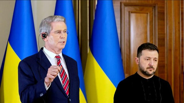 بسنت و زلنسکی آمریکا خواهان امضای شراکت اقتصادی با اوکراین در اسرع وقت است