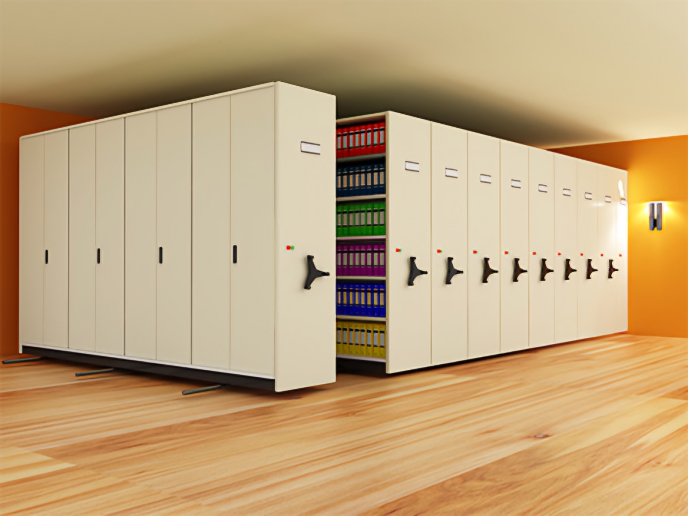 تحول در مدیریت اسناد اداری با سیستمهای بایگانی ریلی