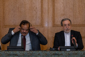 نشست خبری مشترک سیدعباس عراقچی، وزیر خارجه ایران و علی یوسف احمد الشریف، وزیر خارجه سودان