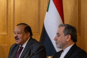 نشست خبری مشترک سیدعباس عراقچی، وزیر خارجه ایران و علی یوسف احمد الشریف، وزیر خارجه سودان