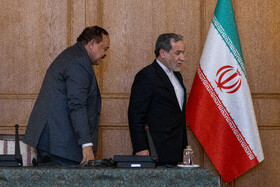 نشست خبری مشترک سیدعباس عراقچی، وزیر خارجه ایران و علی یوسف احمد الشریف، وزیر خارجه سودان