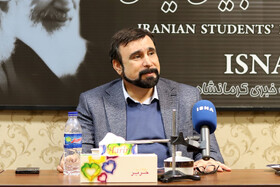 نادر نوروزی، شهردار کرمانشاه در دفتر ایسنا