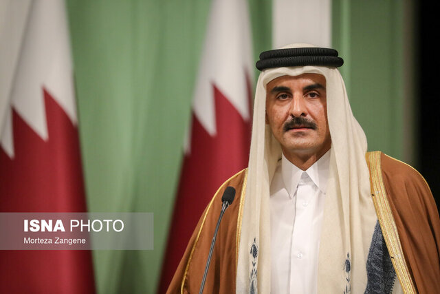 امیر قطر: حمایت از فلسطین یک وظیفه اخلاقی است