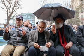 ناصر ممدوح، دوبلور در مراسم تشییع پیکر منوچهر والی‌زاده