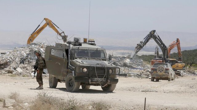 تشدید عملیات تخریب منازل و املاک فلسطینیها در کرانه باختری در راستای طرح اسموتریچ تشدید عملیات تخریب منازل و املاک فلسطینیها در کرانه باختری در راستای طرح اسموتریچ