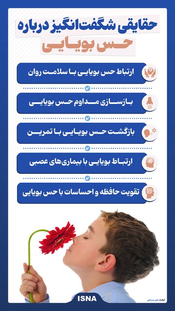 اینفوگرافیک/ حقایقی شگفتانگیز درباره حس بویایی