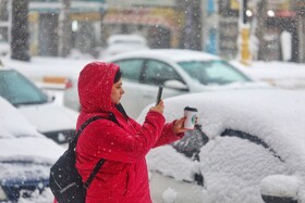 بارش سنگین برف در شهرستان سوادکوه مازندران