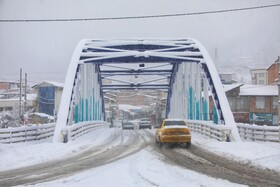 بارش سنگین برف در شهرستان سوادکوه مازندران