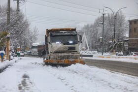 بارش سنگین برف در شهرستان سوادکوه مازندران