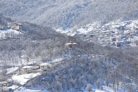 بارش سنگین برف در شهرستان سوادکوه مازندران