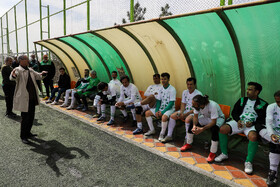 دیدار دوستانهای به یاد حسن استکی اسطوره فقید و بازیکن پیشکسوت باشگاه فرهنگی ورزشی ذوبآهن میان  مربیان آکادمی، مدیران و پیشکسوتان این باشگاه