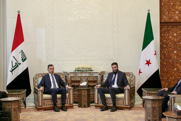 دیدار الشطری و الجولانی در دمشق هیئت امنیتی عراق آماده سفر به سوریه با دستورکار امنیت مرزها و مقابله با داعش