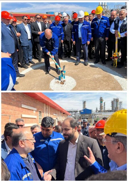 پروژه ۴۵ میلیون یورویی پتروشیمی بندر امام کلنگ خورد