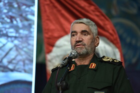 سخنرانی سردار حاج علی فضلی جانشین معاون هماهنگکننده سپاه پاسداران در گرامیداشت سیوهشتمین سالگرد شهادت سردار شهید حاج حسین خرازی