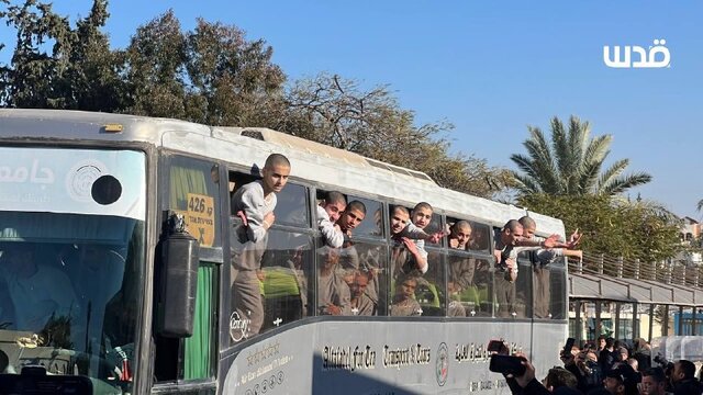 ۴۶ زن و کودک اسیر فلسطینی آزاد شدند