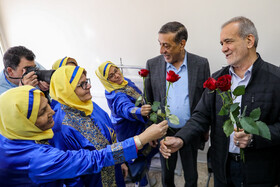 مسعود پزشکیان رییس جمهور در سفر  به شهرستانهای جنوب غرب تهران