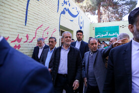 مسعود پزشکیان رییس جمهور در سفر  به شهرستانهای جنوب غرب تهران