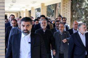 مسعود پزشکیان رییس جمهور در سفر  به شهرستانهای جنوب غرب تهران