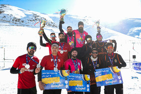 روز پایانی هفتمین تور ملی والیبال برفی در فریدونشهر