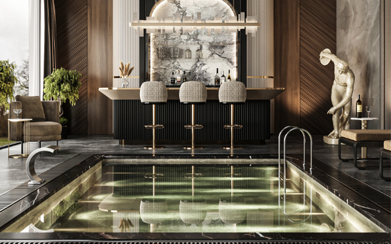 المانهای خاص برای طراحی داخلی ویلای دوبلکس مدرن