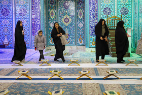 مراسم جزء خوانی قرآن کریم در امام زاده  سید عباس بن موسی بن جعفر(ع) بجنورد