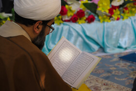 مراسم جزء خوانی قرآن کریم در امام زاده  سید عباس بن موسی بن جعفر(ع) بجنورد