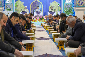 مراسم جزء خوانی قرآن کریم در امامزاده  سیدعباس بن موسی‌بن‌جعفر(ع) - بجنورد