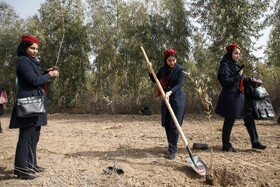 مراسم روز درختکاری «پویش جان ایران» در اهواز