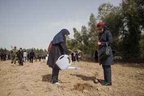 مراسم روز درختکاری «پویش جان ایران» در اهواز